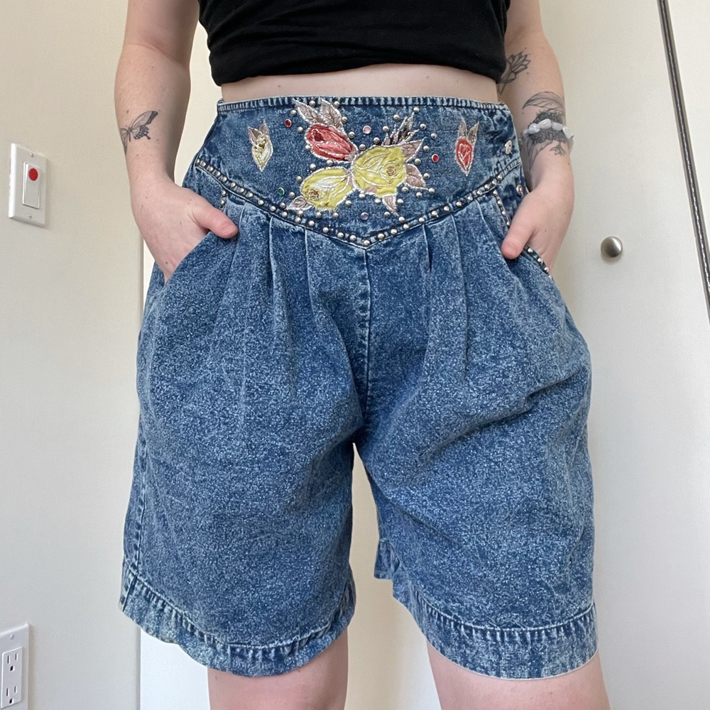 Vintage 1980’s Pretty Bleu Jean Shorts